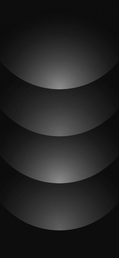 Elegant abstract design with semi-circular gradient shapes in black and gray for a sophisticated mobile backdrop | 4K Wallpaper for Mobile