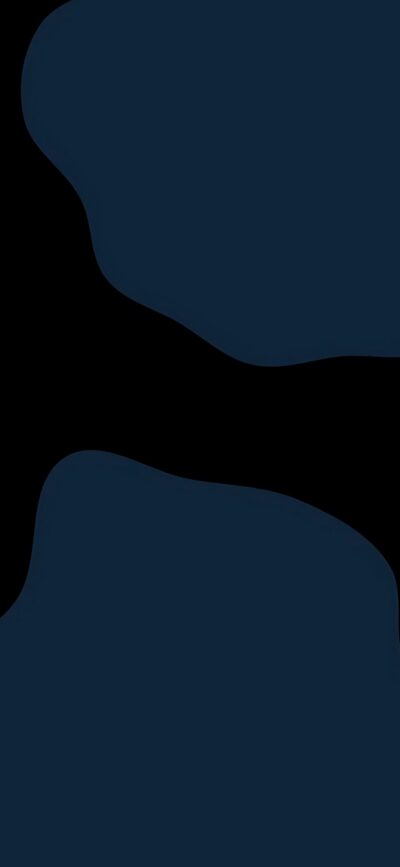 Abstract design with smooth, flowing shapes in dark blue and black; minimalist and modern for elegant feel | 4K Wallpaper for Mobile