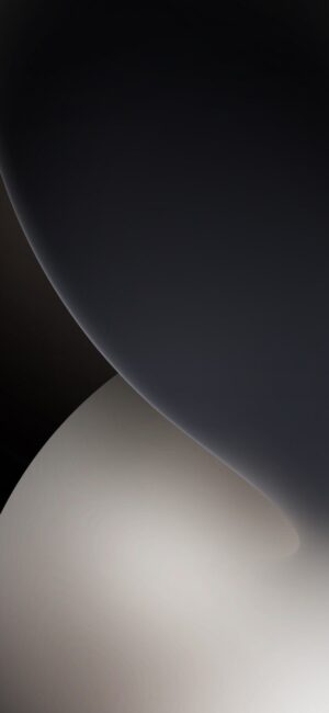 Abstract design with smooth curves and gradient shades in black and gray, minimalist & elegant | 4K Wallpaper for Mobile