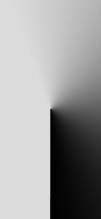 Abstract geometric gradient design from light to dark gray | 4K Wallpaper for Mobile | Gray, Black, White