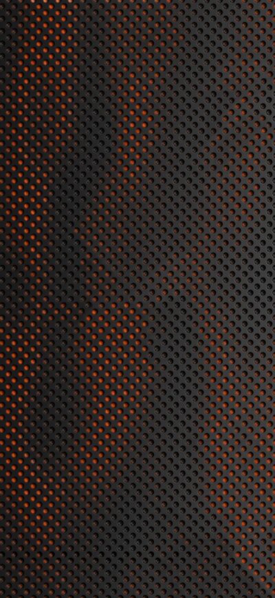 Dynamic abstract design with mesh texture in dark orange and black | 4K Wallpaper | for Mobile