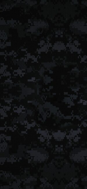 Digital camouflage in black & gray creates a textured, abstract pixelated design | 4K Wallpaper for Mobile