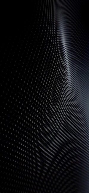 Abstract wave-textured wallpaper in black and gray, offering depth and a futuristic minimalist vibe. | 4K Wallpaper for Mobile