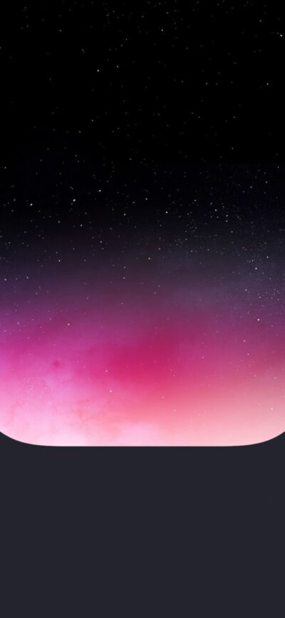 Gradient pink and purple hues blending into a starry sky, creating a dreamy ambiance | 4K Wallpaper for Mobile