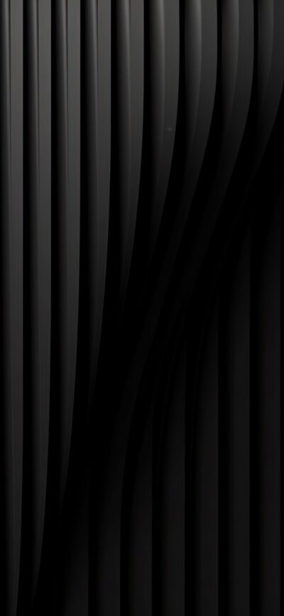 Abstract dark-toned design with vertical and curved lines, chic modern look for mobile | 4K Wallpaper