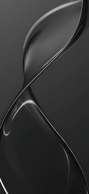 Abstract design with smooth, intertwined curves on a dark background, exuding modern elegance and sophistication | 4K Wallpaper, for Mobile