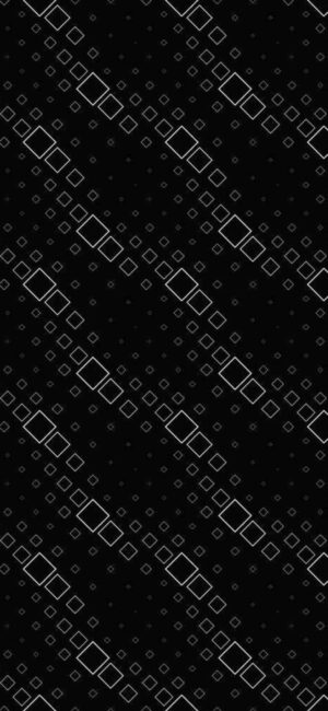 Geometric pattern with diagonal lines on a dark background, minimalist design in monochrome | 4K Wallpaper for Mobile