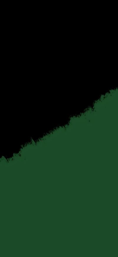 Abstract 4K diagonal design with black and textured dark green sections | 4K Wallpaper for Mobile.