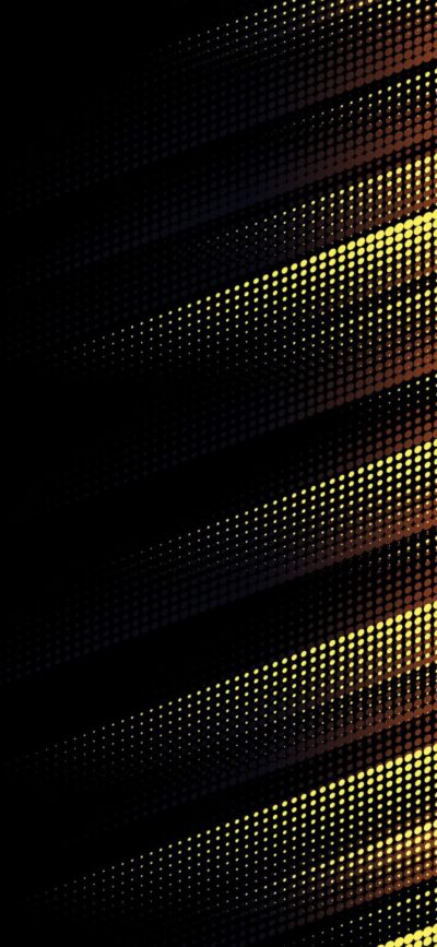 Abstract black and yellow diagonal lines with dots | Dynamic modern design | 4K Wallpaper for Mobile