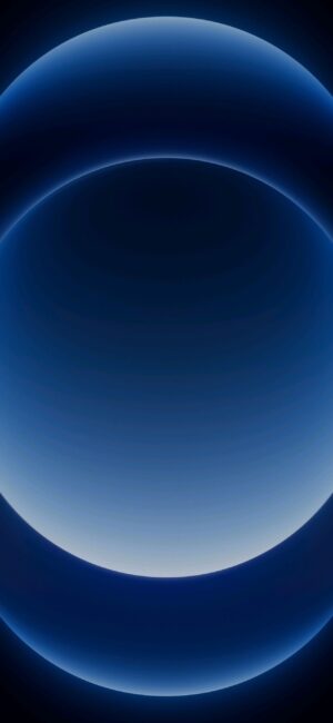 Abstract blue circular gradient design with a modern, futuristic look | 4K Wallpaper for Mobile