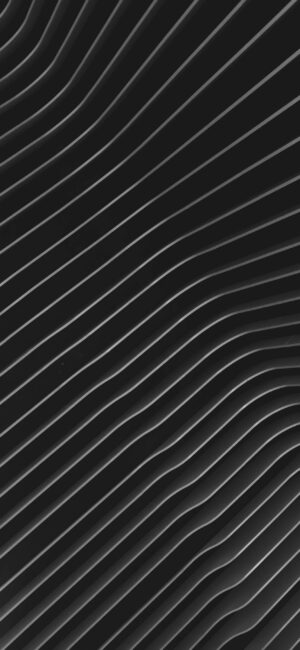 Abstract design with curved lines in a monochromatic palette | 4K Wallpaper for Mobile