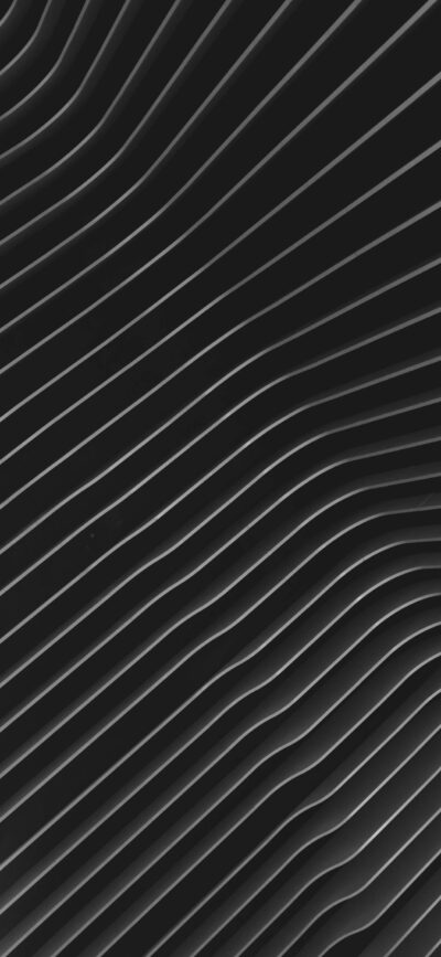 Abstract design with curved lines in a monochromatic palette | 4K Wallpaper for Mobile