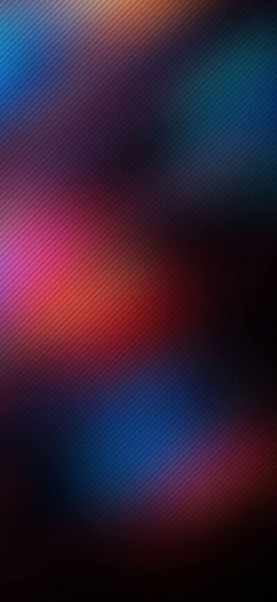 Abstract vibrant color composition with blue, red, and pink; blurred diagonal lines create a modern feel | 4K Wallpaper for Mobile