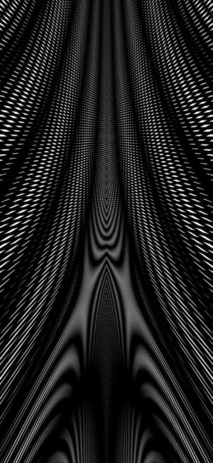 Abstract geometric design with monochrome patterns | 4K Wallpaper for Mobile | Black and White | Futuristic digital art style