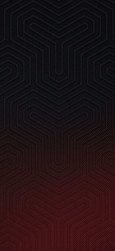 Dark abstract geometric pattern with gradient from black to dark red, minimalist textured background | 4K Wallpaper for Mobile