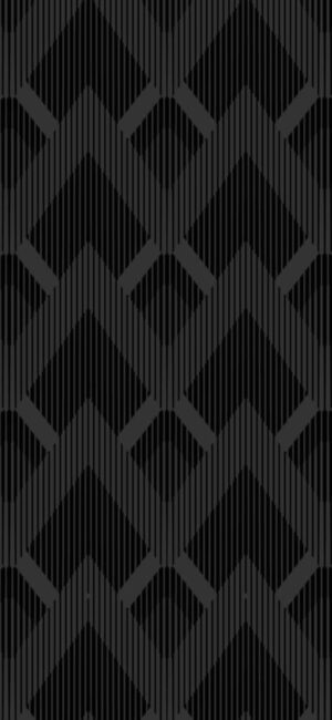 Geometric zigzag and diagonal pattern, optical illusion effect in black and grey | 4K Wallpaper for Mobile