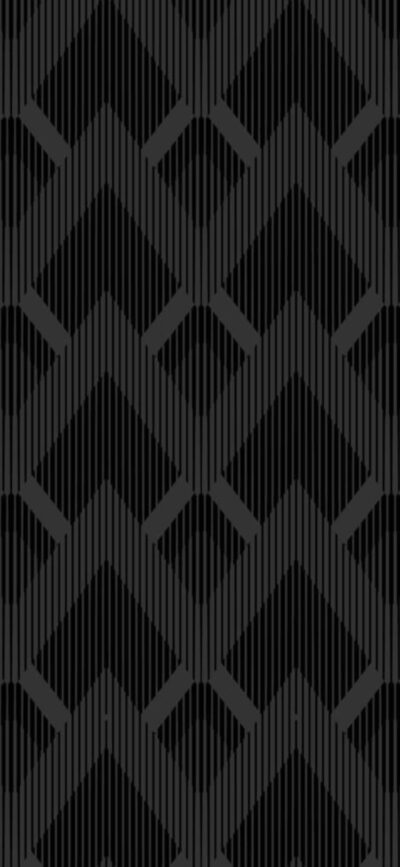 Geometric zigzag and diagonal pattern, optical illusion effect in black and grey | 4K Wallpaper for Mobile