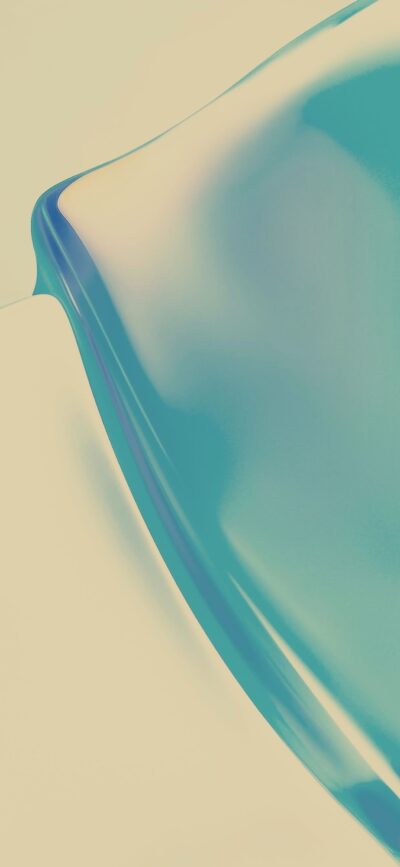 Abstract design with flowing blue and cream curves, subtle gradient for a modern, calming look | 4K Wallpaper, for Mobile