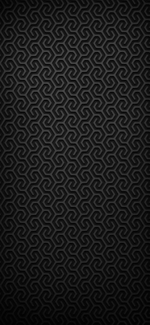 Intricate geometric pattern with dark theme for a modern, sophisticated look. Elegant depth and texture | 4K Wallpaper for Mobile