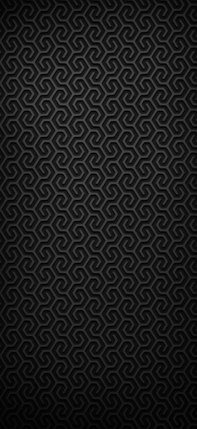 Intricate geometric pattern with dark theme for a modern, sophisticated look. Elegant depth and texture | 4K Wallpaper for Mobile