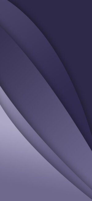 Modern abstract waves in purple hues with gradient effects, creating an elegant, minimalist design | 4K Wallpaper for Mobile