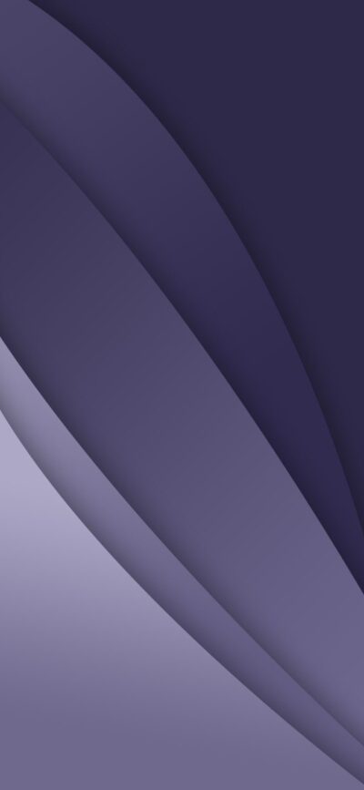 Modern abstract waves in purple hues with gradient effects, creating an elegant, minimalist design | 4K Wallpaper for Mobile